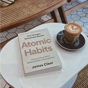 Atomic Habits paperback book